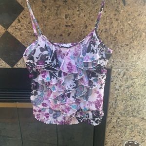 Candies light weight ruffled top